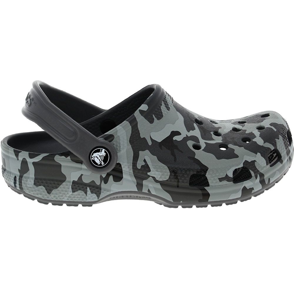 Crocs Classic Camo Clog Water Sandals - Boys Black Camo