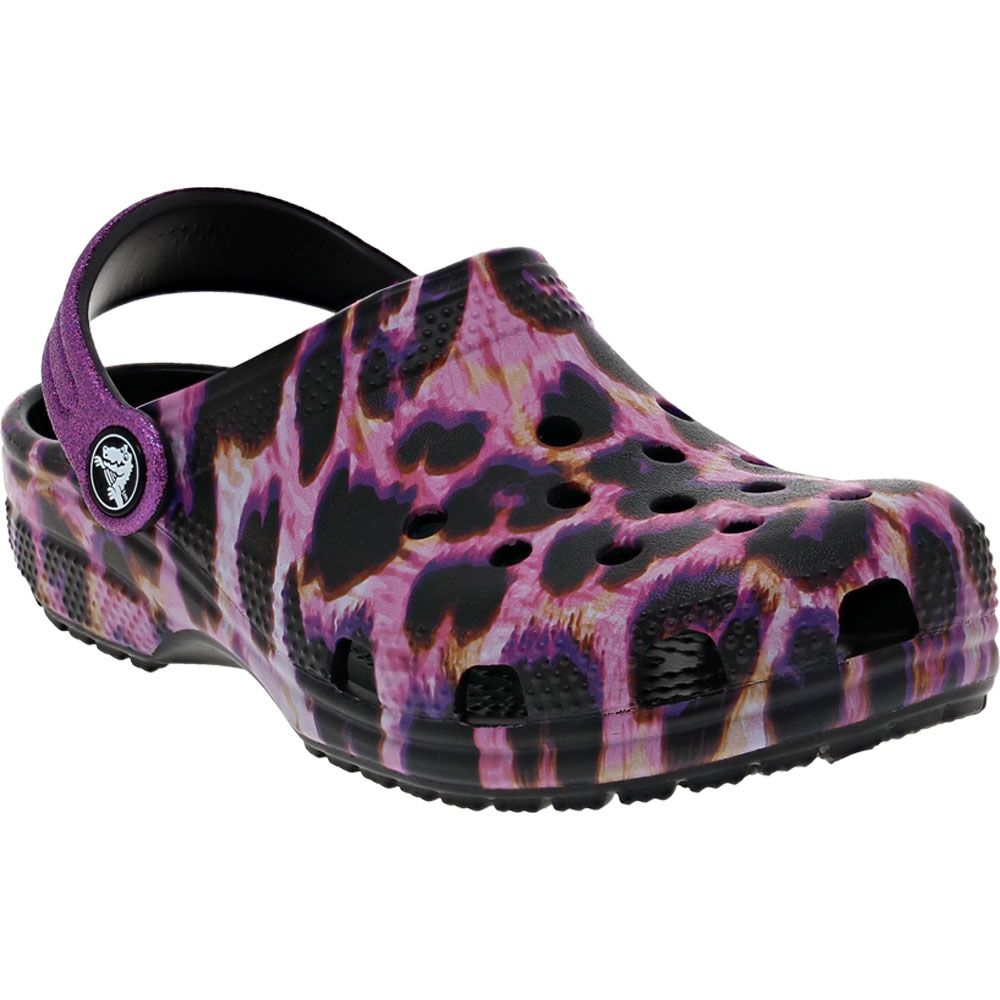 Crocs Classic Animal Print Water Sandals - Boys | Girls Papaya Leopard