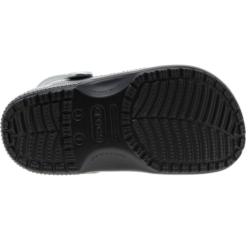 Crocs Classic Grogu K Water Sandals - Boys | Girls Black Sole View