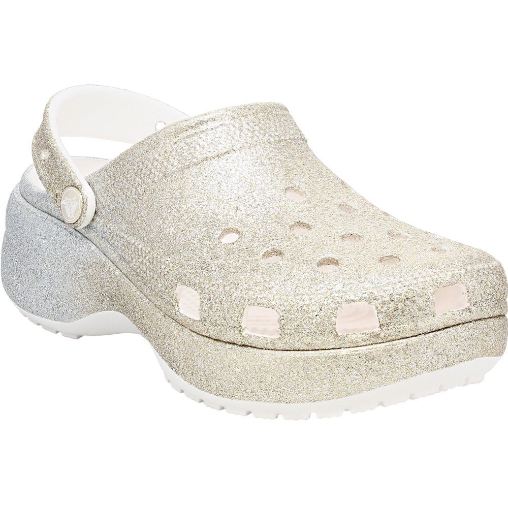 Crocs Classic Platform Ombre Water Sandals - Womens White Gold