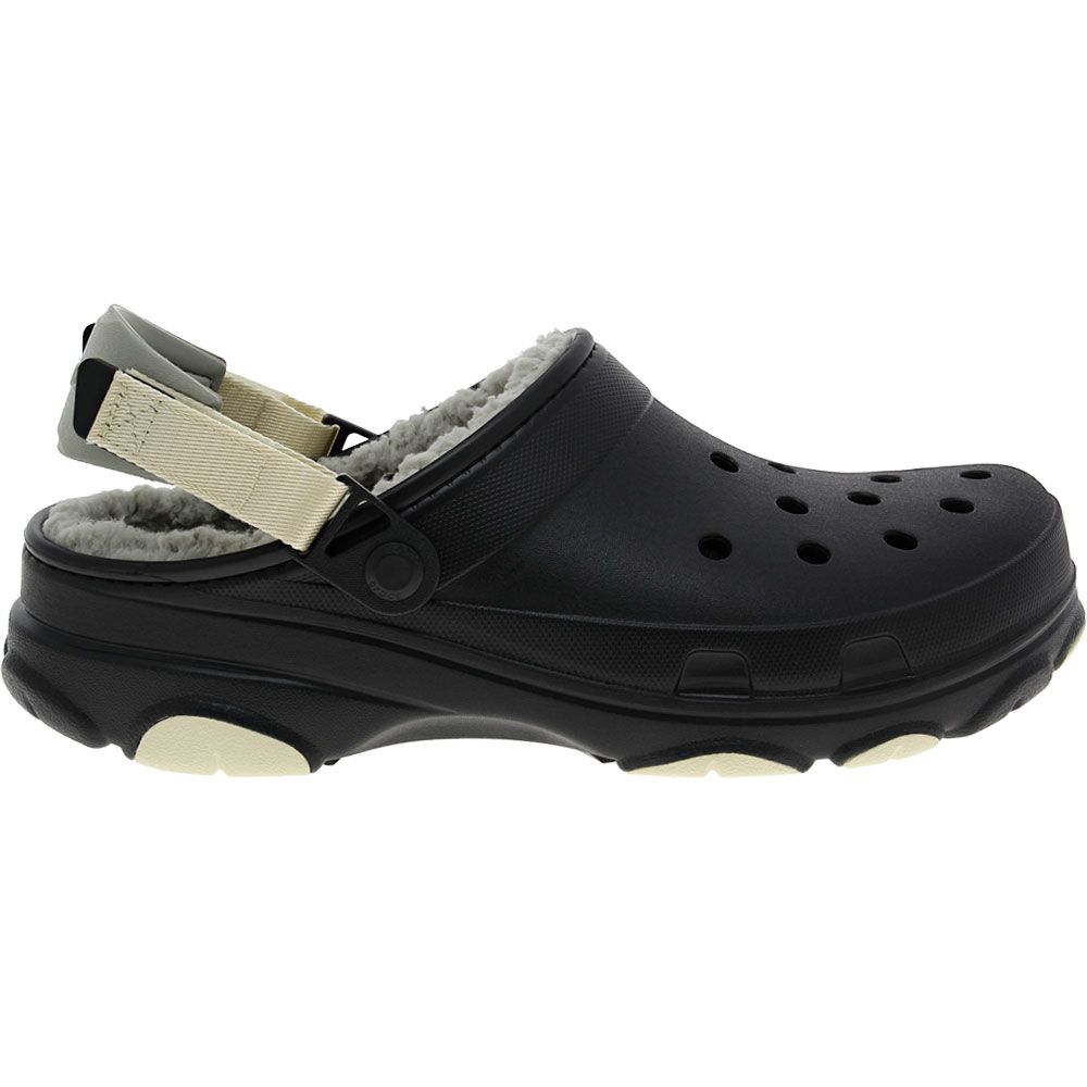 Crocs All Terrain Lined Clog Sandals - Mens Black