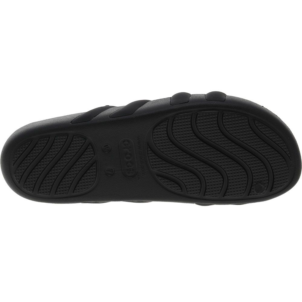 Crocs Splash Strappy Water Sandals - Womens Black Sole View