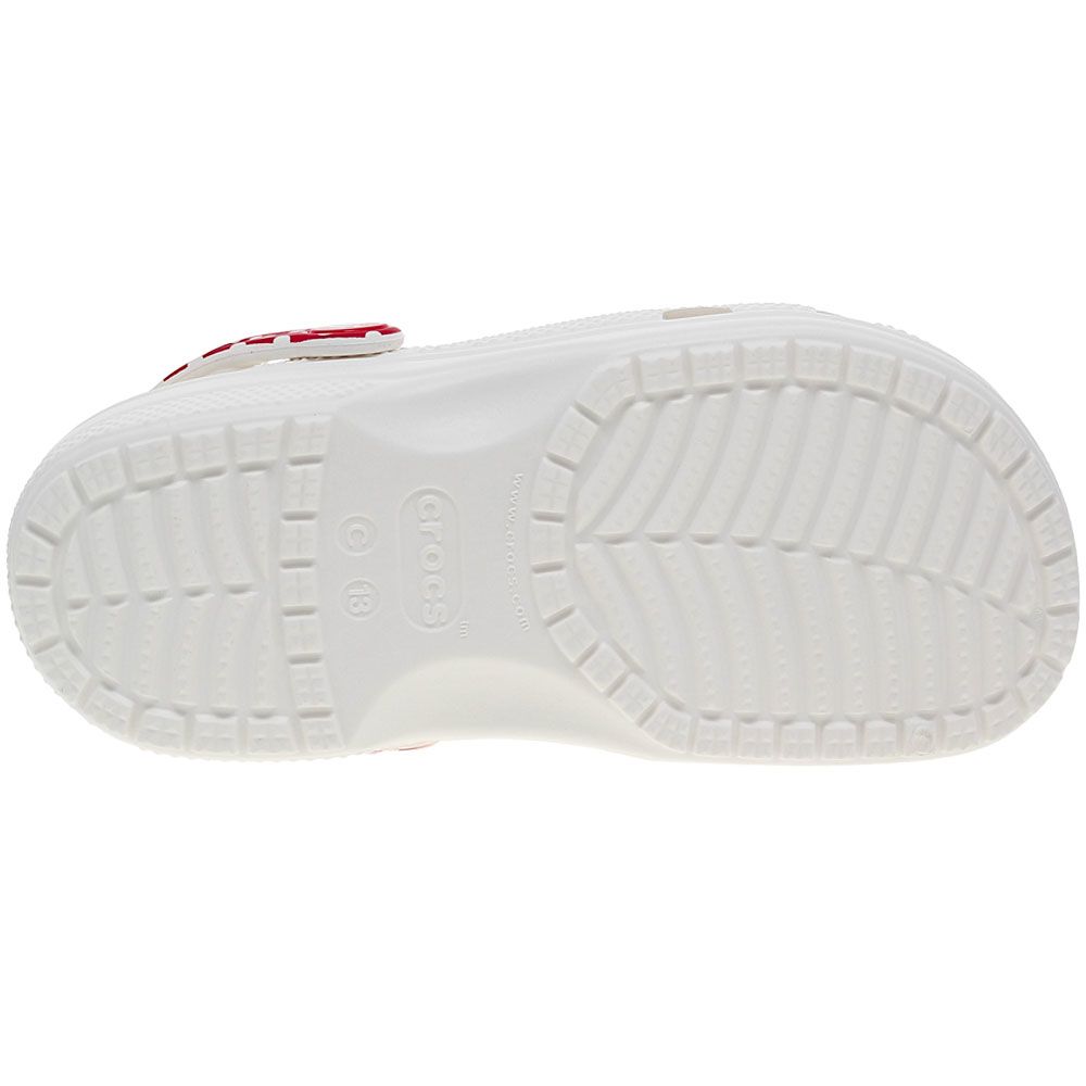 Crocs Classic Minnie Water Sandals - Boys | Girls White Red Sole View