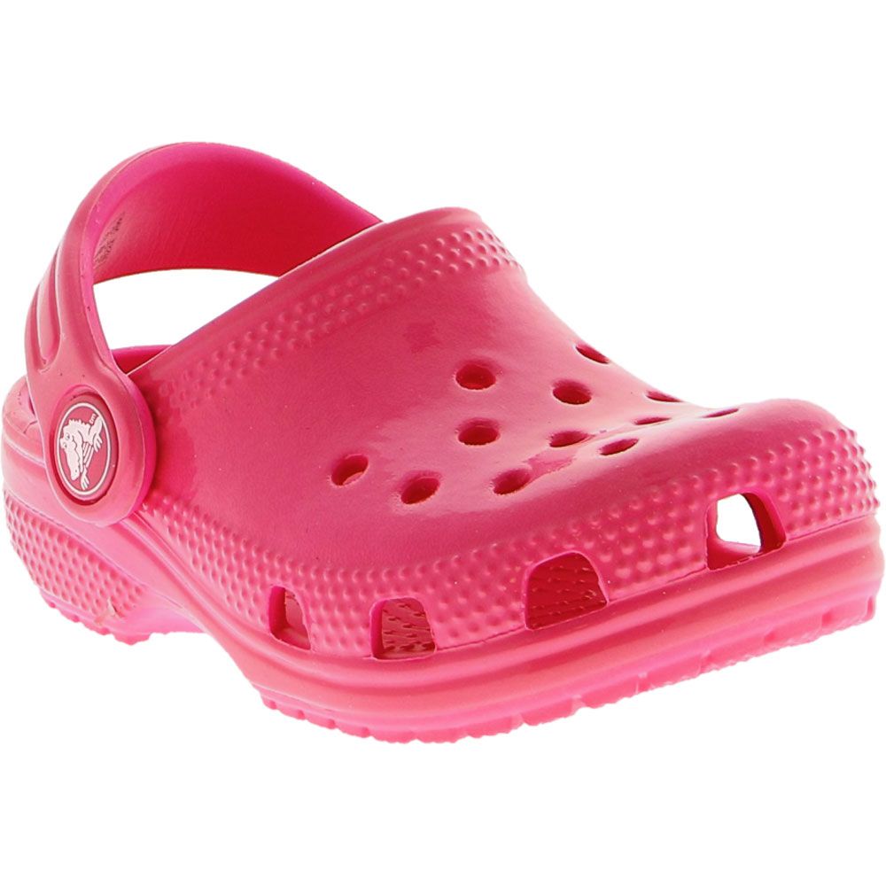 Crocs Classic Neon Highlighter Sandals - Baby Toddler Pink Crush
