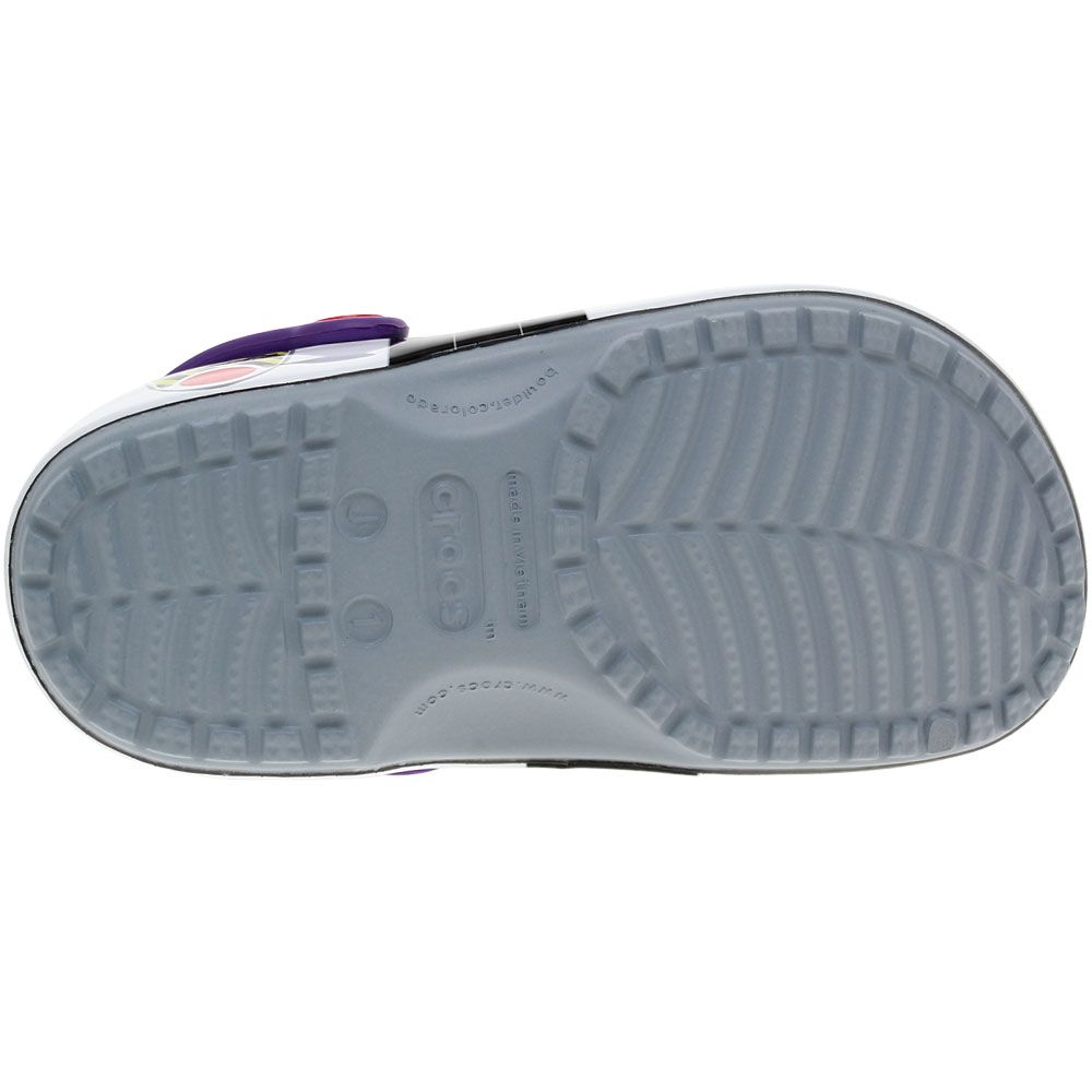 Crocs Toy Story Buzz Lightyear Clog Sandals - Boys | Girls Blue Grey Sole View