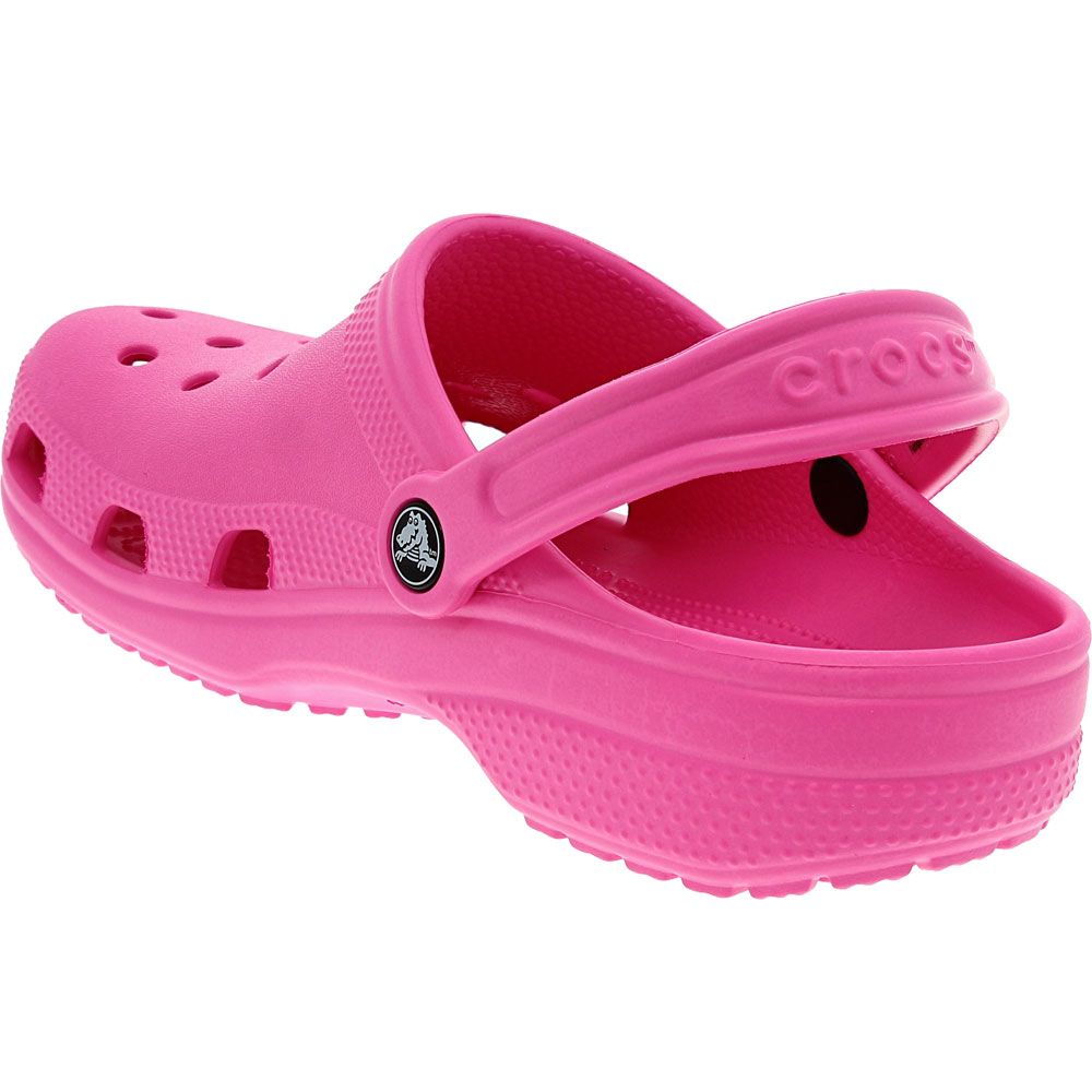 Crocs Classic Clog Sandal - Unisex Electric Pink Back View