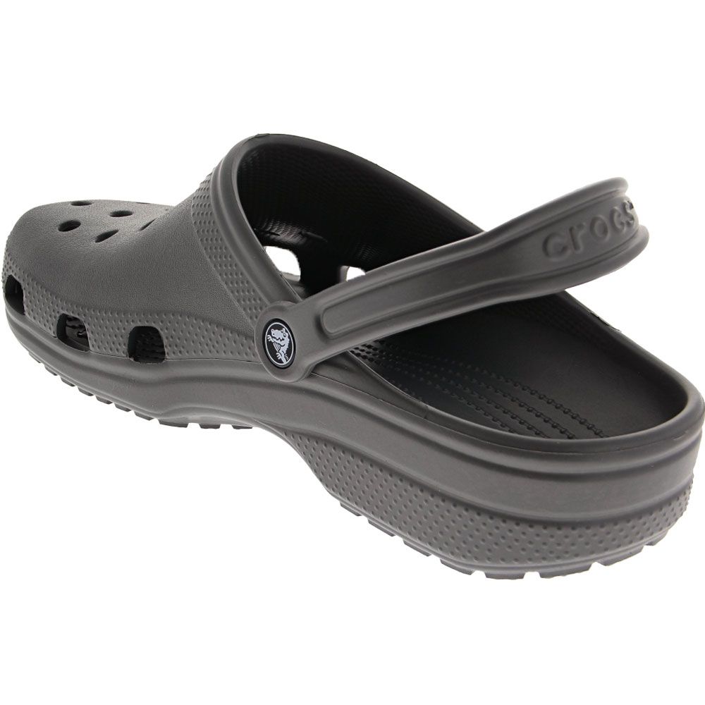 Crocs Classic Clog Sandal - Unisex Slate Grey Back View