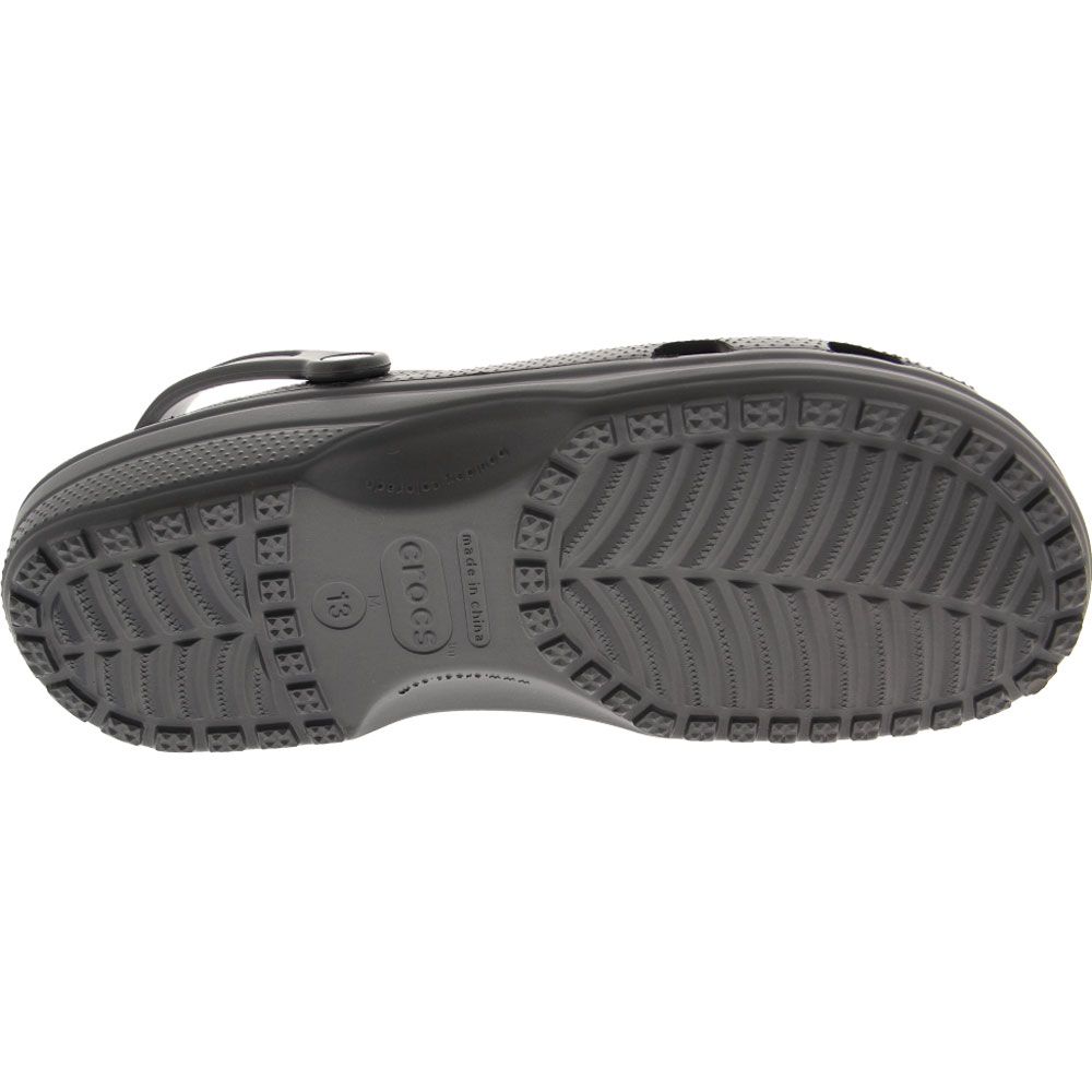 Crocs Classic Clog Sandal - Unisex Slate Grey Sole View
