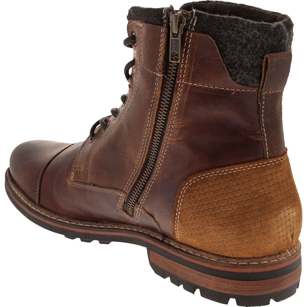 Crevo Hammer Smith Casual Boots - Mens Brown Back View