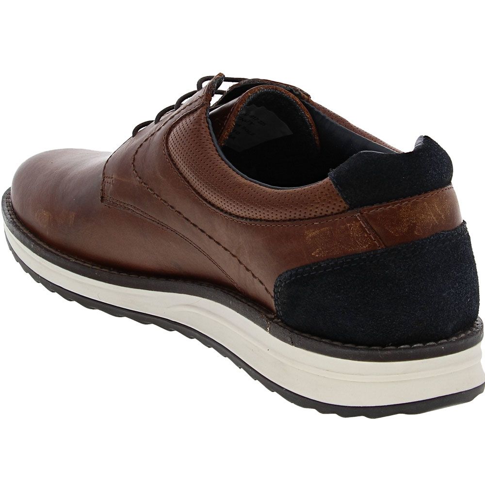 Crevo Decker Lace Up Casual Shoes - Mens Brown Back View