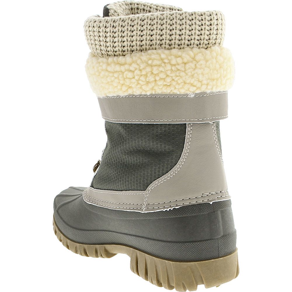 Cougar Creek Winter Boots - Womens Olive Back View