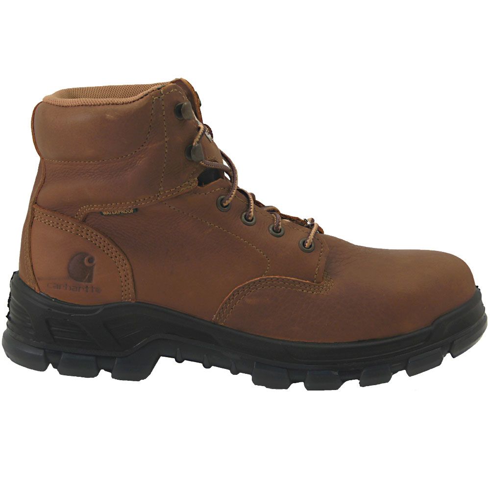 Carhartt 6340 Composite Toe Work Boots - Mens Brown Side View