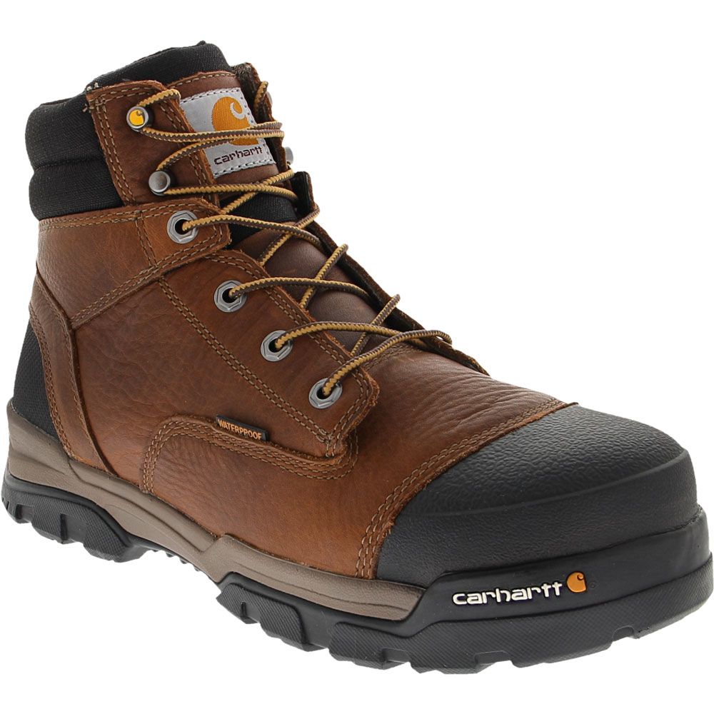 Carhartt 6IN Ground Force Composite Toe Work Boots - Mens Brown Oil Tanned