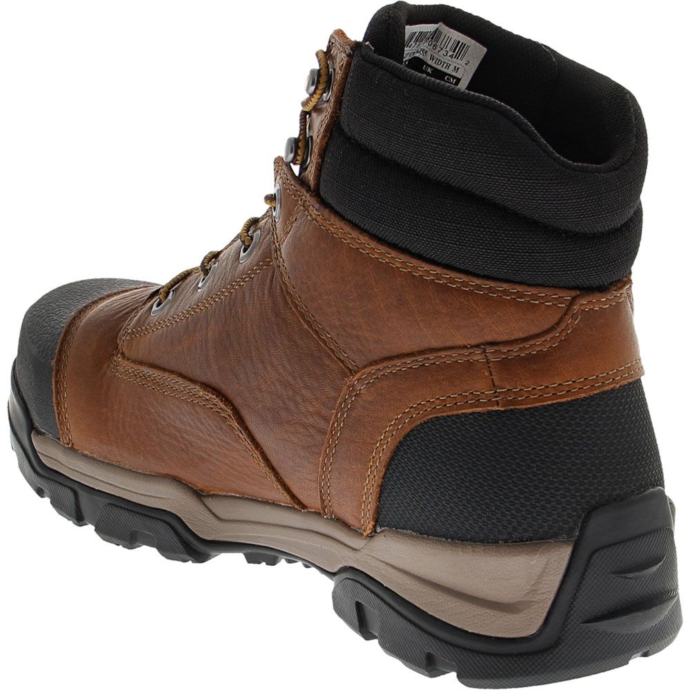 Carhartt 6IN Ground Force Composite Toe Work Boots - Mens Brown Oil Tanned Back View