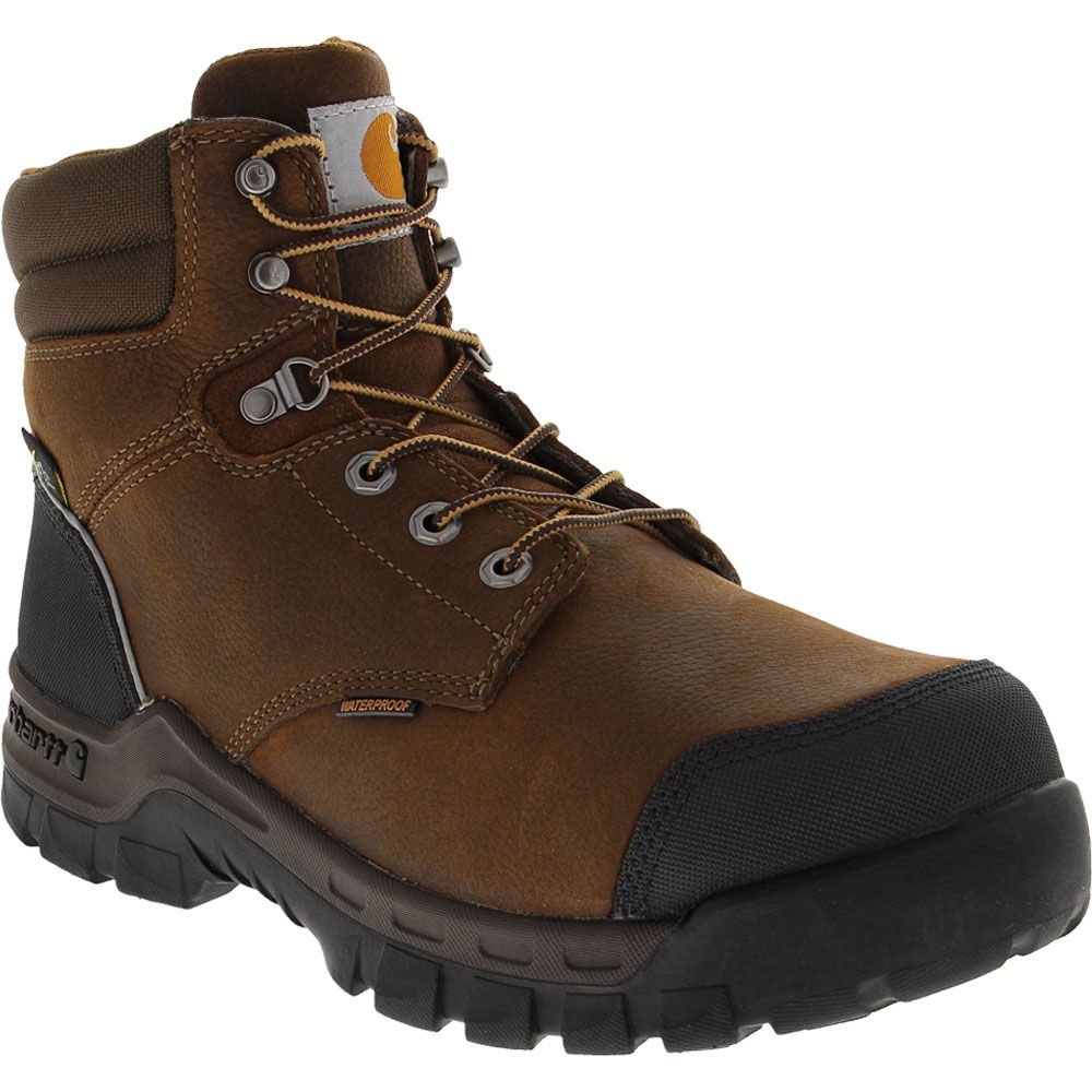 Carhartt 6720 Composite Toe Work Boots - Mens Dark Brown Oil Tanned