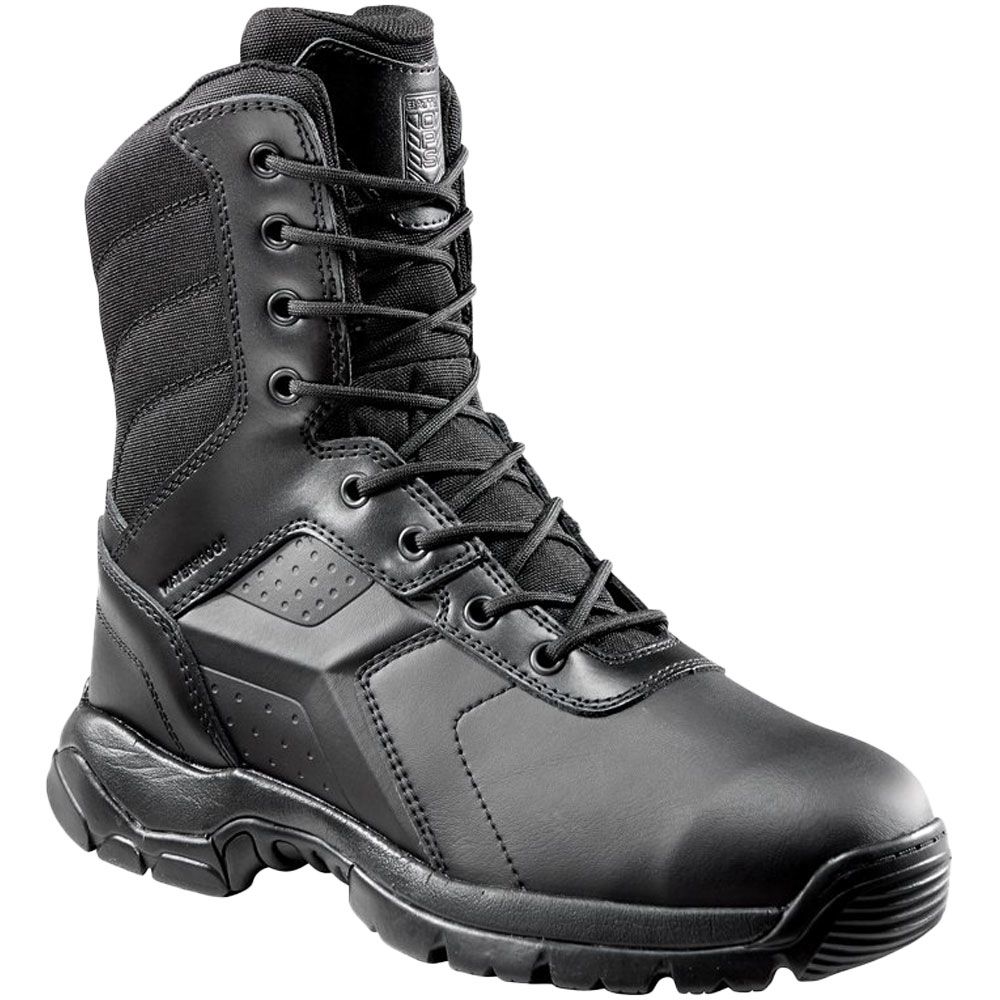 Carhartt 8" Black Side Zip Wp Non-Safety Toe Work Boots - Mens Black