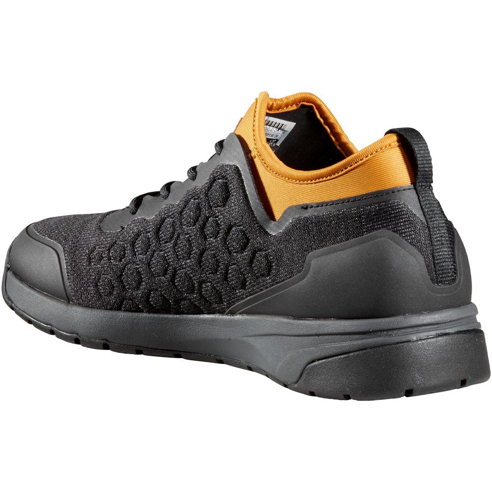 Carhartt Force Non-Safety Toe Work Shoes - Mens Black Back View