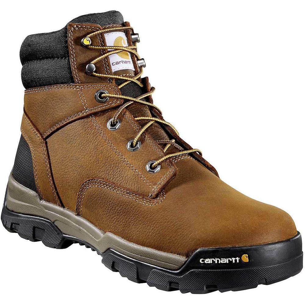 Carhartt Cme6347 Composite Toe Work Boots - Mens Bison Brown Oil Tan