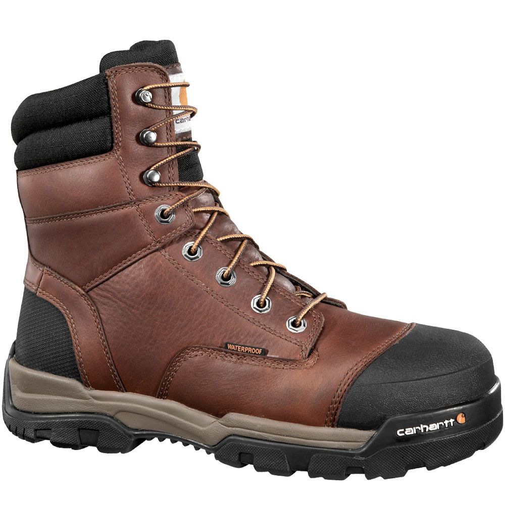 Carhartt Cme8355 Composite Toe Work Boots - Mens Peanut Oil Tan Leather