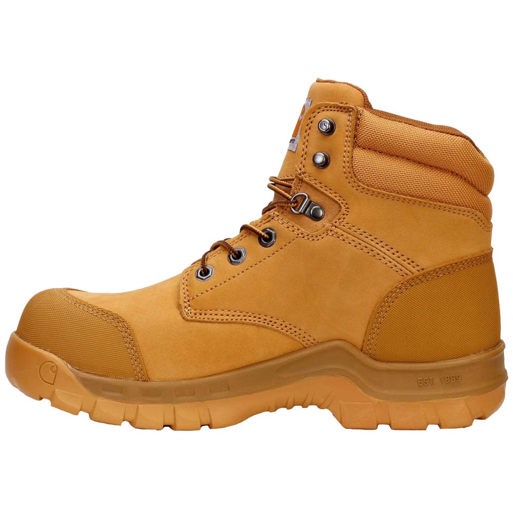 Carhartt Cmf6056 Non-Safety Toe Work Boots - Mens Wheat Back View