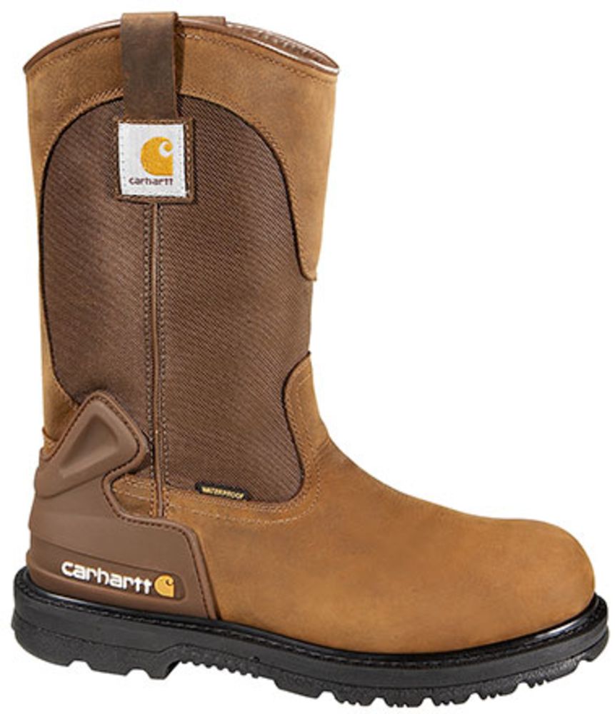 Carhartt CMP1100 Non-Safety Toe Work Boots - Mens Bison Brown Oil Tan