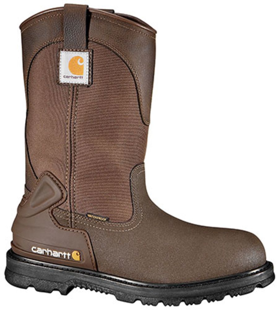 'Carhartt CMP1270 Safety Toe Work Boots - Mens Bison Brown Oil Tan