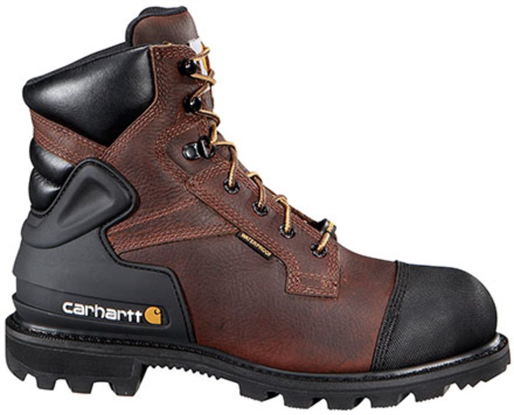 Carhartt CMR6859 Safety Toe Work Boots - Mens Brown Pebble Oil Tanned