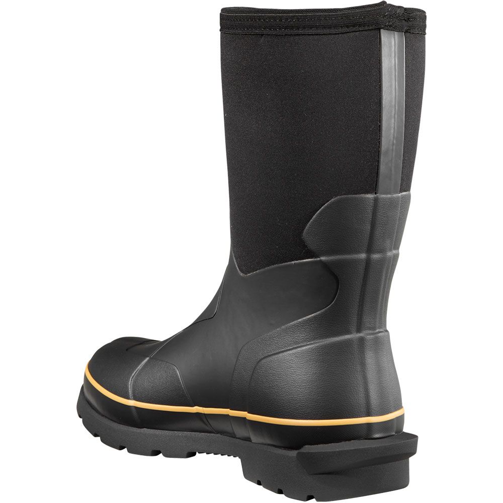 Carhartt Cmv1121 Non-Safety Toe Work Boots - Mens Black Back View