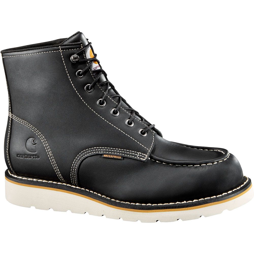Carhartt Cmw6191 Non-Safety Toe Work Boots - Mens Black Side View