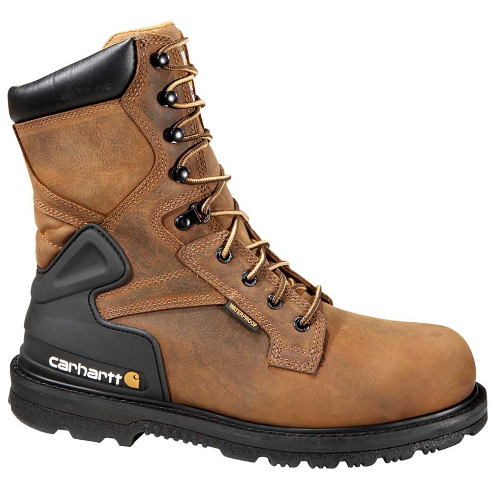 Carhartt CMW8200 Safety Toe Work Boots - Mens Bison Brown Oil Tan