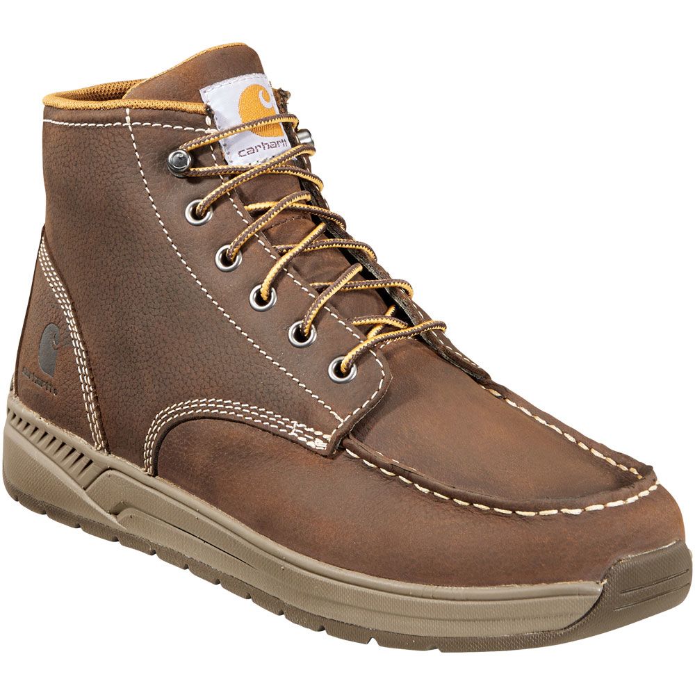 Carhartt Cmx4023 Non-Safety Toe Work Boots - Mens Dark Bison Oiled Tan