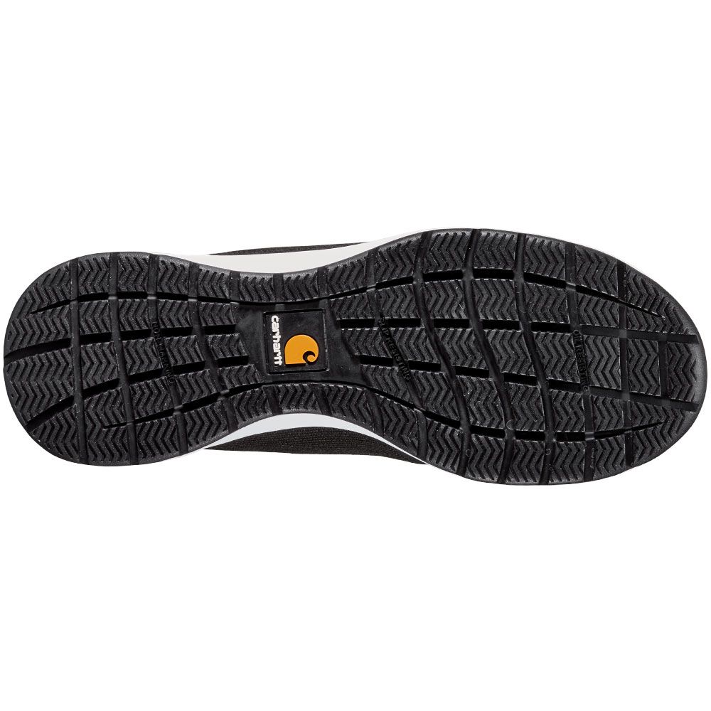 Carhartt Force 3" Sd Blk Logo Non-Safety Toe Work Shoes - Mens Black Sole View