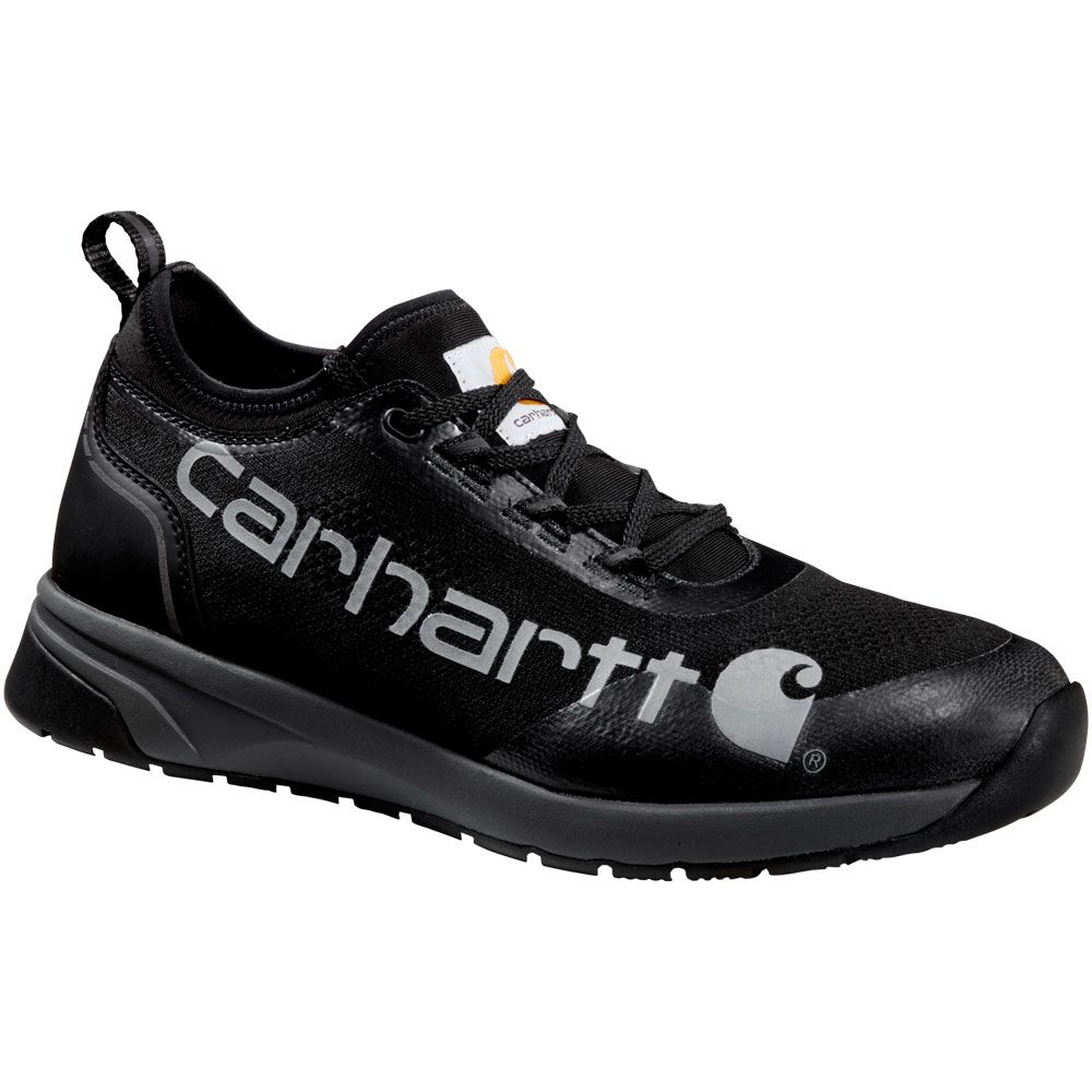 Carhartt Force 3" Sd Blk Logo Non-Safety Toe Work Shoes - Mens Black