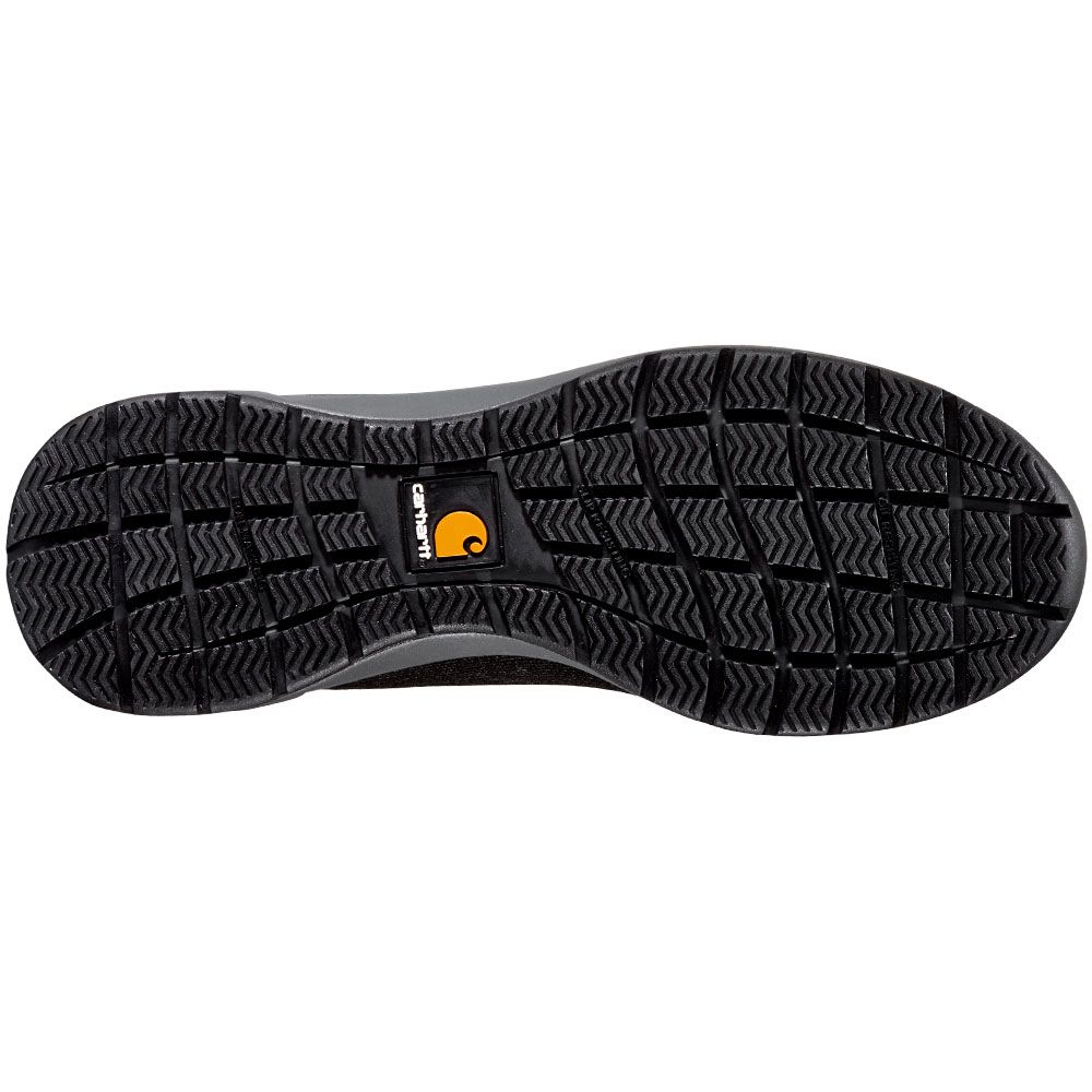 Carhartt Force 3" Sd Blk Logo Non-Safety Toe Work Shoes - Mens Black Sole View