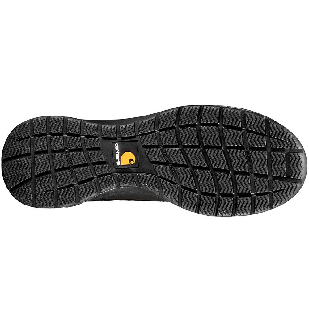 Carhartt Force SD Black Nano Composite Toe Work Shoes - Womens Black Sole View