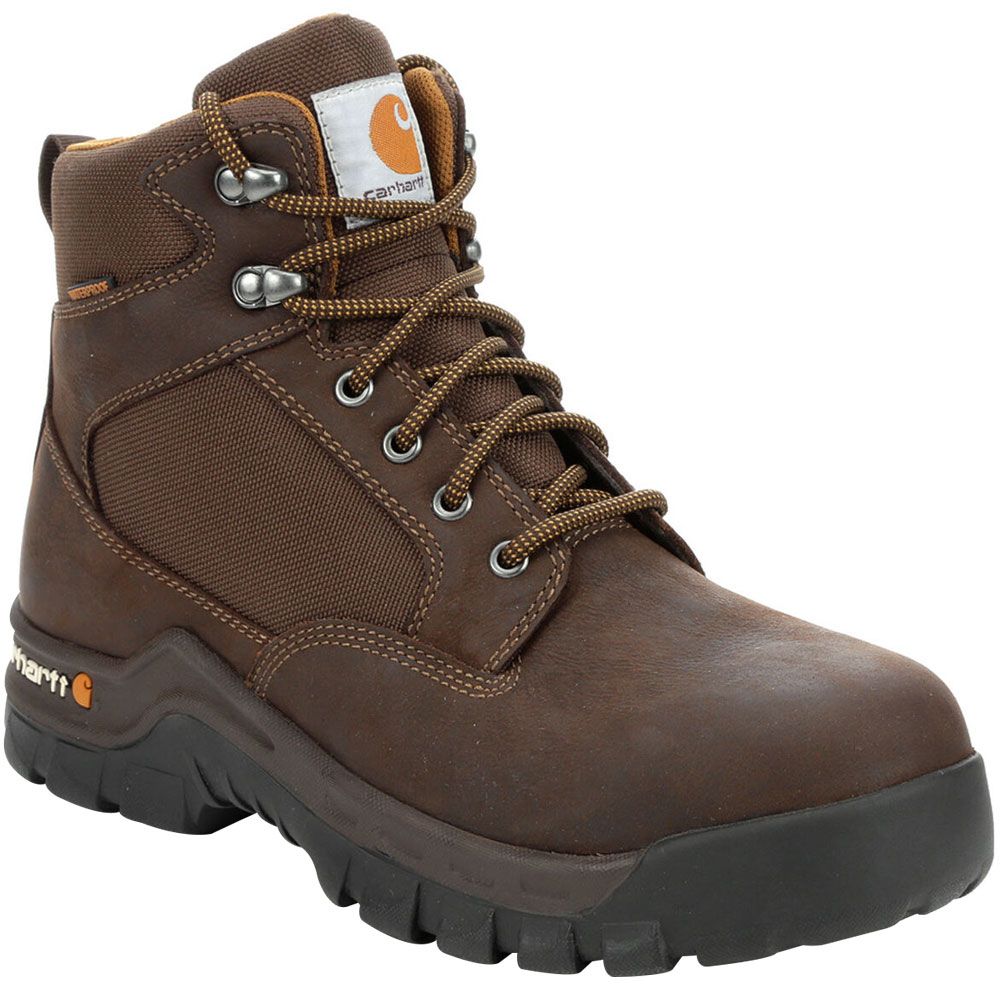 Carhartt 6" Rugged Flex Mens Safety Toe Work Boots  Chocolate Brown Oil Tanned