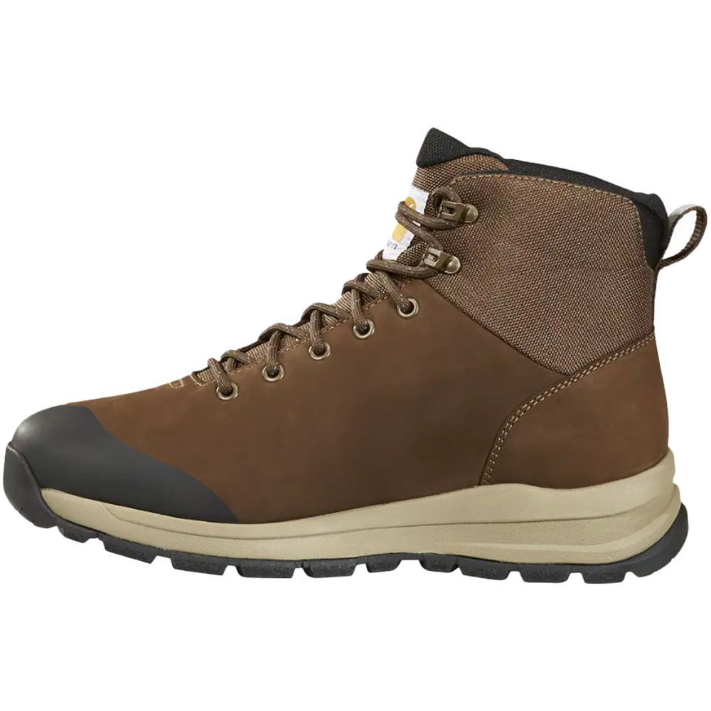 Carhartt Outdoor Mid Wp Non-Safety Toe Work Boots - Mens Dark Brown Back View