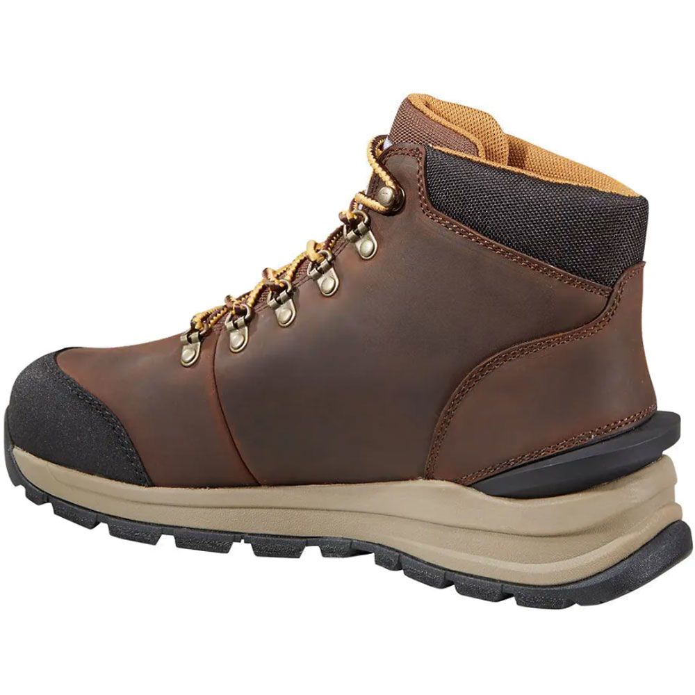 Carhartt Gilmore Wp 5" Non-Safety Toe Work Boots - Mens Dark Brown Back View