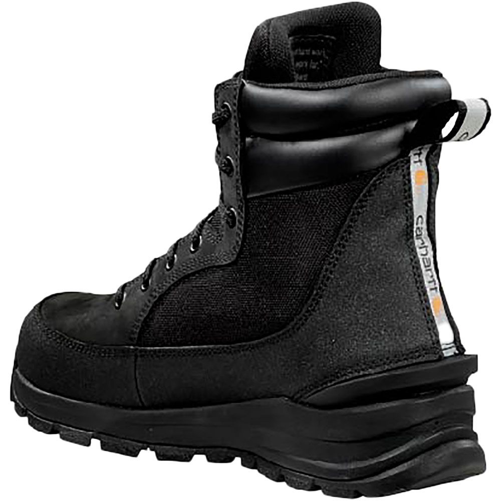 Carhartt Gilmore 6" Wp Black Non-Safety Toe Work Boots - Mens Black Back View