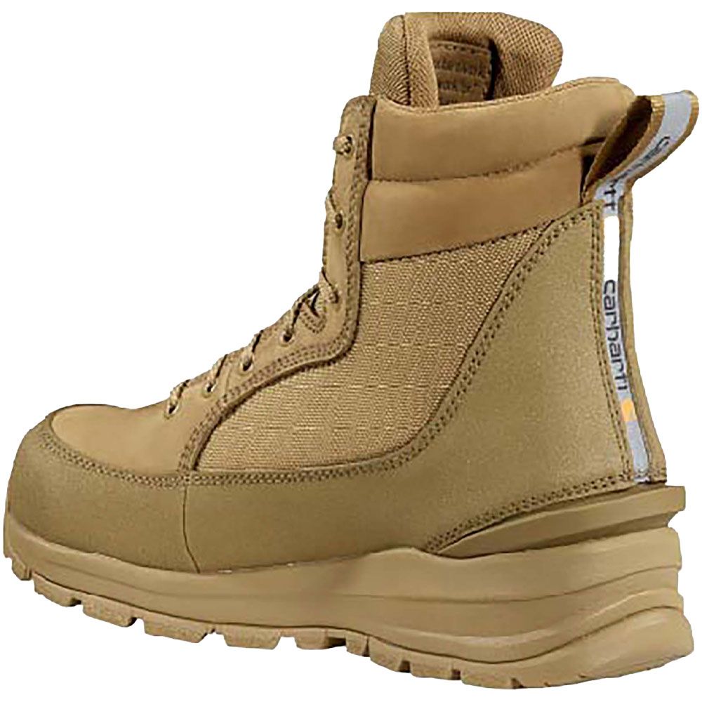 Carhartt Gilmore 6" Wp Non-Safety Toe Work Boots - Mens Coyote Nubuck Back View