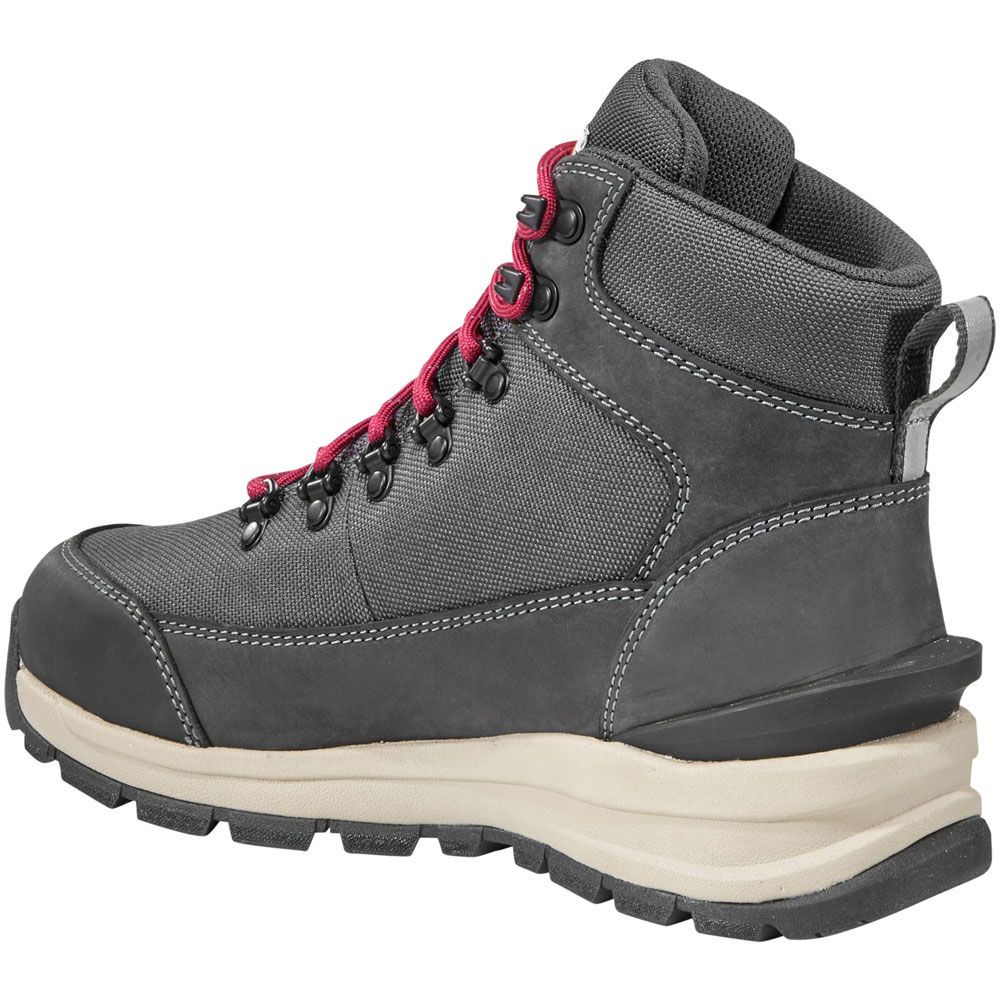 Carhartt Fh6587 Gilmore Wp Waterproof Hiking Shoes - Womens Dark Grey Back View