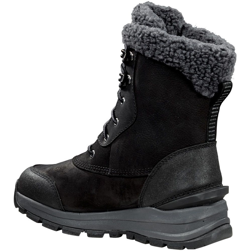 Carhartt Pellston 8" Insulated Winter Boots - Womens Black Back View