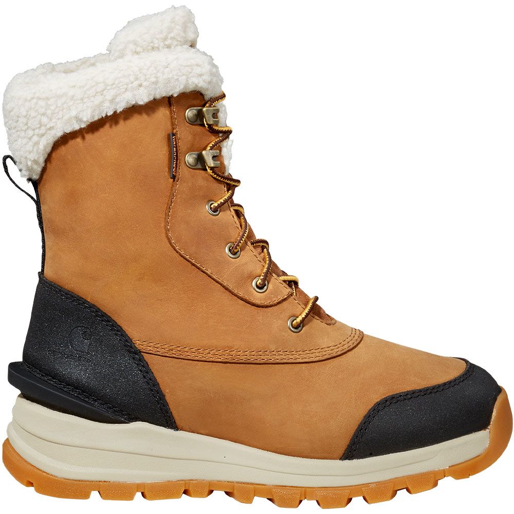 Carhartt Pellston 8" Insulated Winter Boots - Womens Carhartt Gold Side View
