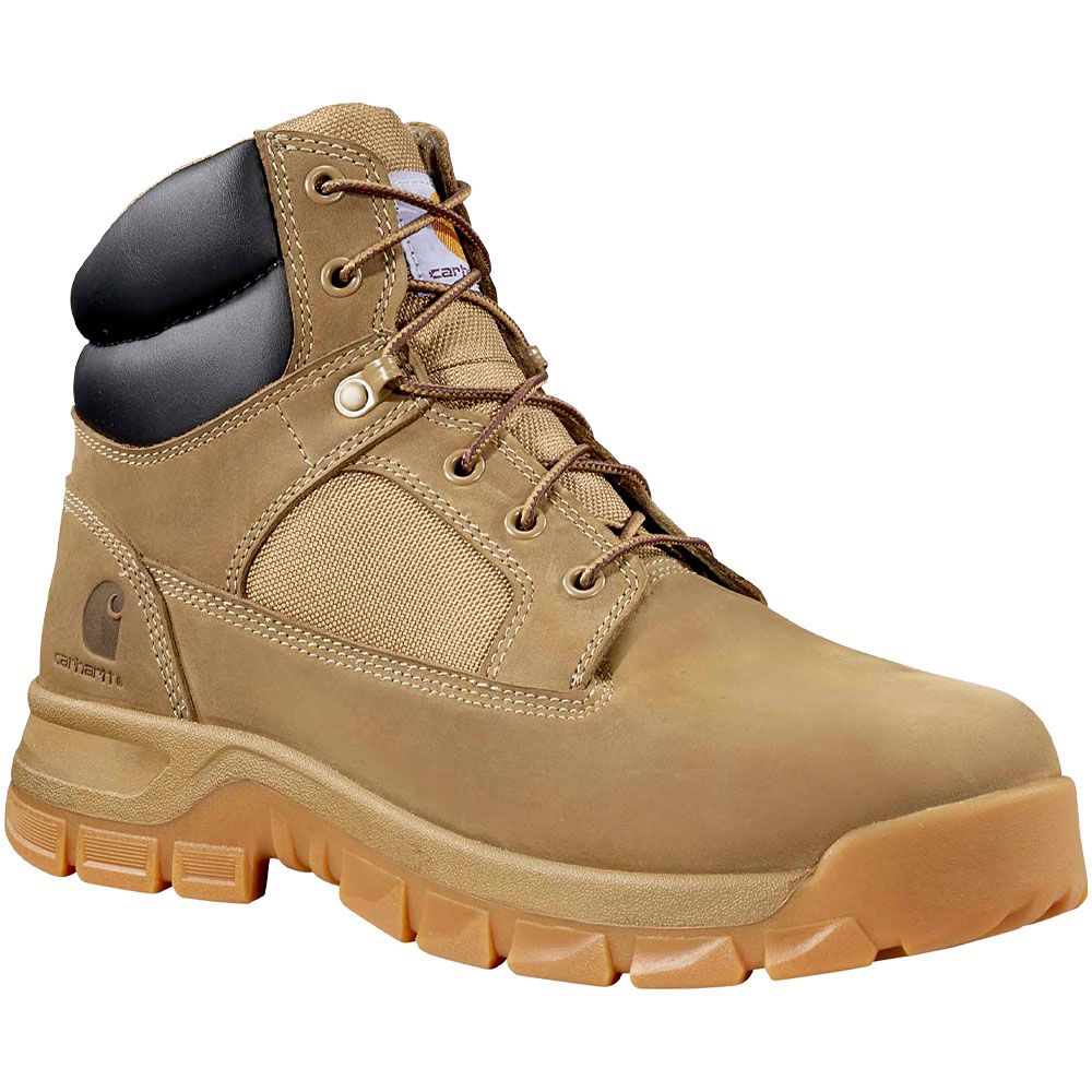 Carhartt Kentwood 6" St Safety Toe Work Boots - Mens Coyote Nubuck