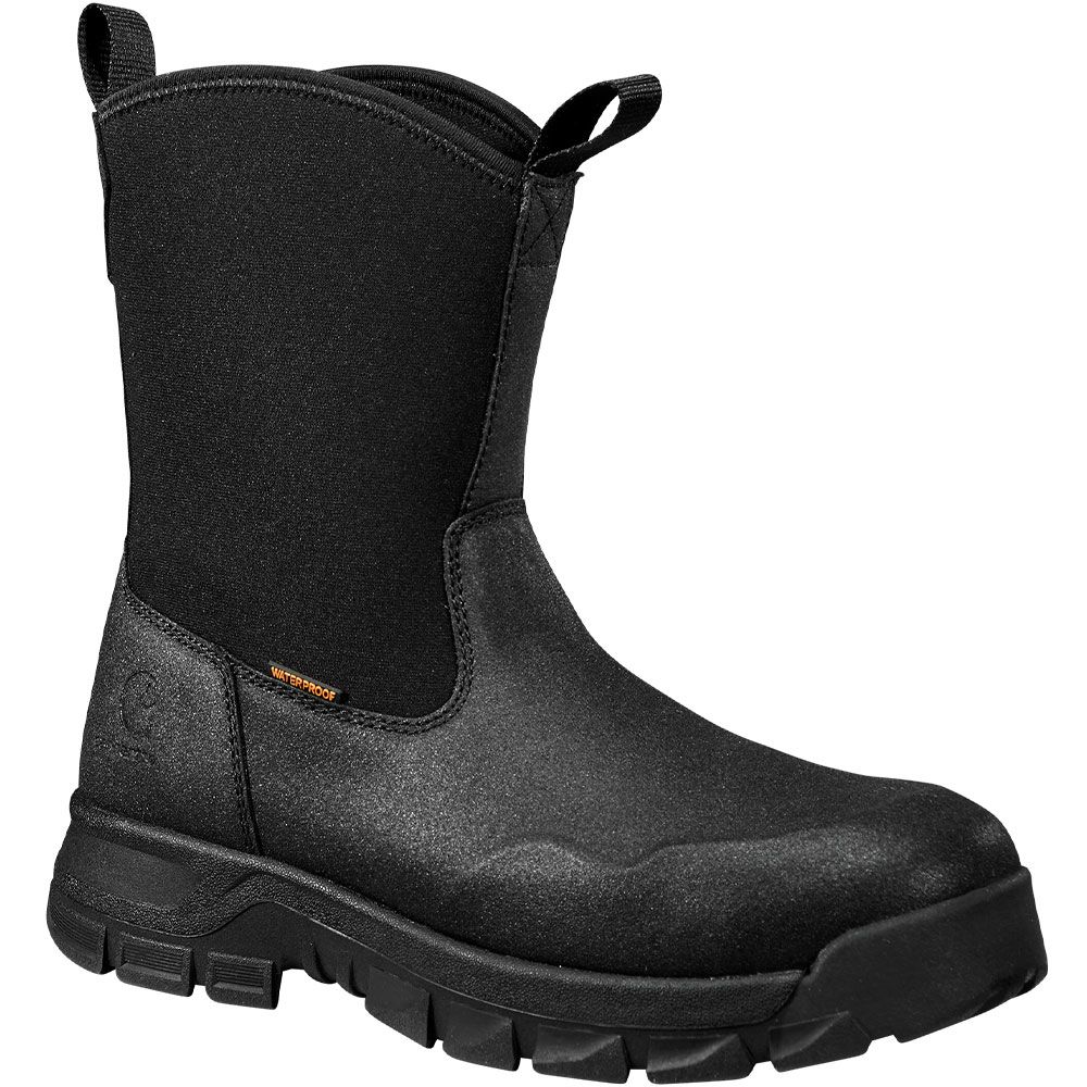 Carhartt Kentwood 9" Wellington WP Safety Toe Work Boots - Mens Black