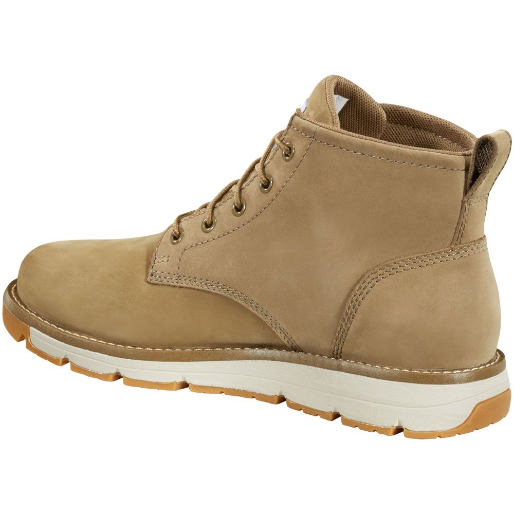 Carhartt Millbrook 5" Wp Coyote Non-Safety Toe Work Boots - Mens Khaki Back View