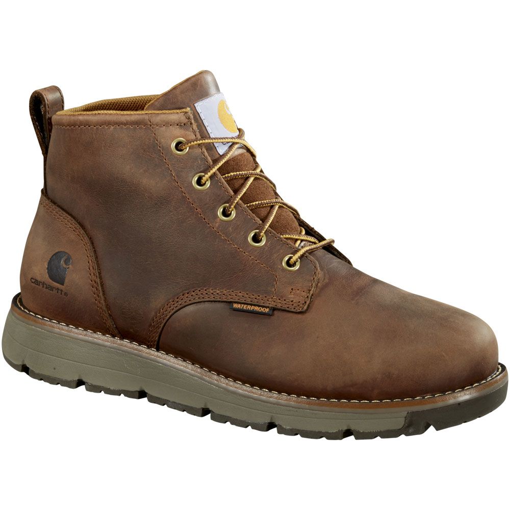 Carhartt Millbrook 5" Wp Brown Non-Safety Toe Work Boots - Mens Brown