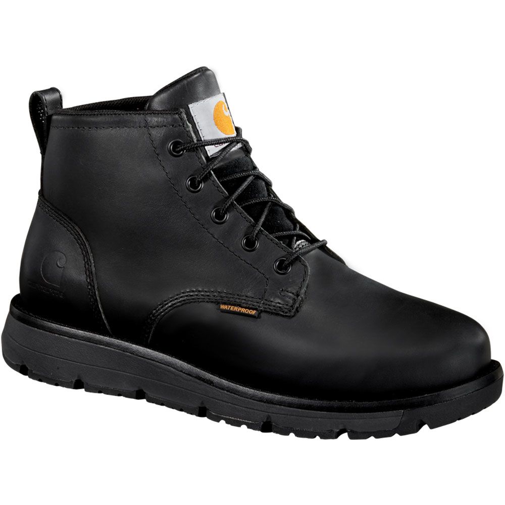 Carhartt Millbrook 5 In WP Safety Toe Work Boots - Mens Black