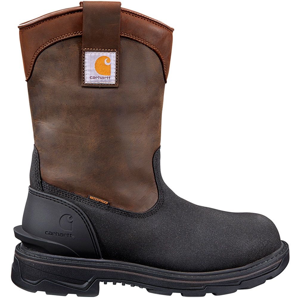 Carhartt Ironwood FT1509 11"  WP Ins Safety Toe Work Boots - Mens Brown Side View