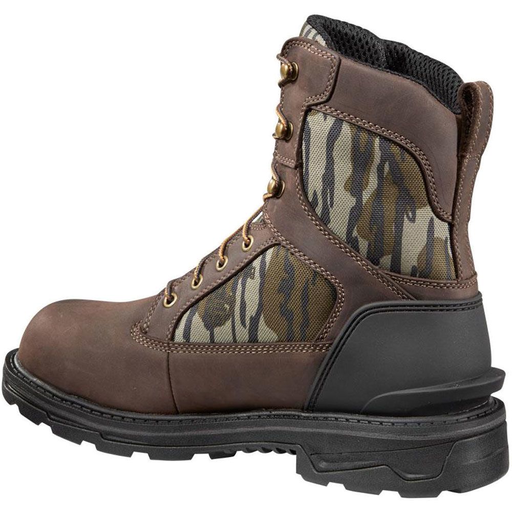 Carhartt Ft8002 8" Wp Hunting Boots - Mens Mossy Oak Back View
